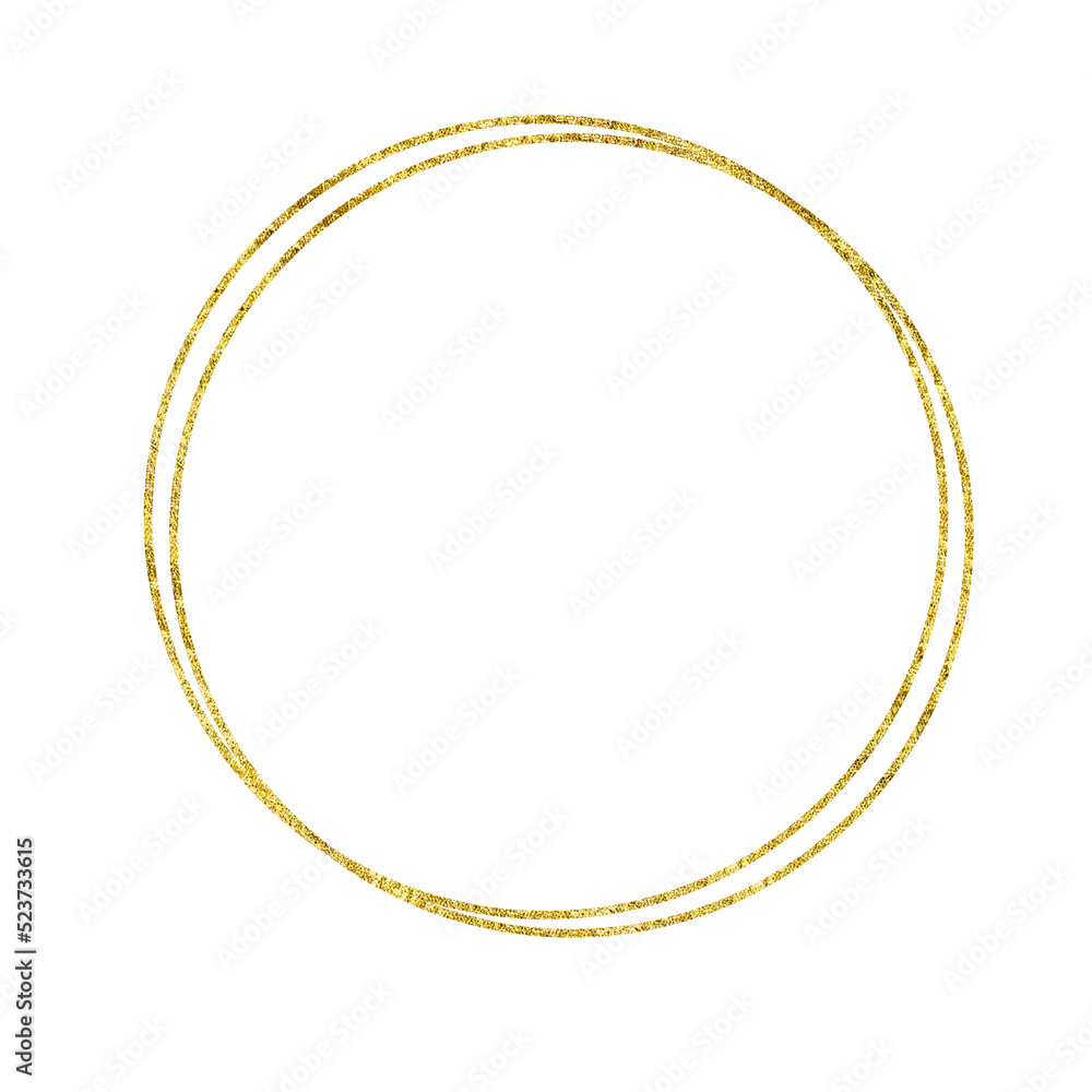 Circle Glitter Frame Circle Glitter Frame