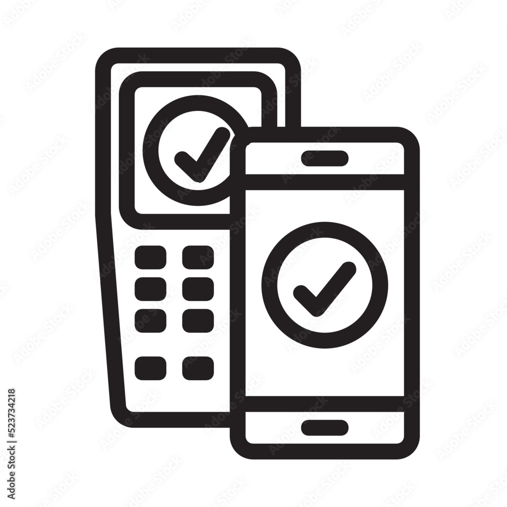 Contactless payment , Secure Payment outline icon. Contactless payment , Secure Payment outline icon.
