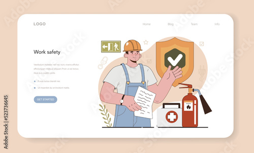OSHA web banner or landing page. Occupational safety