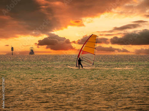 Sailboard Sunset