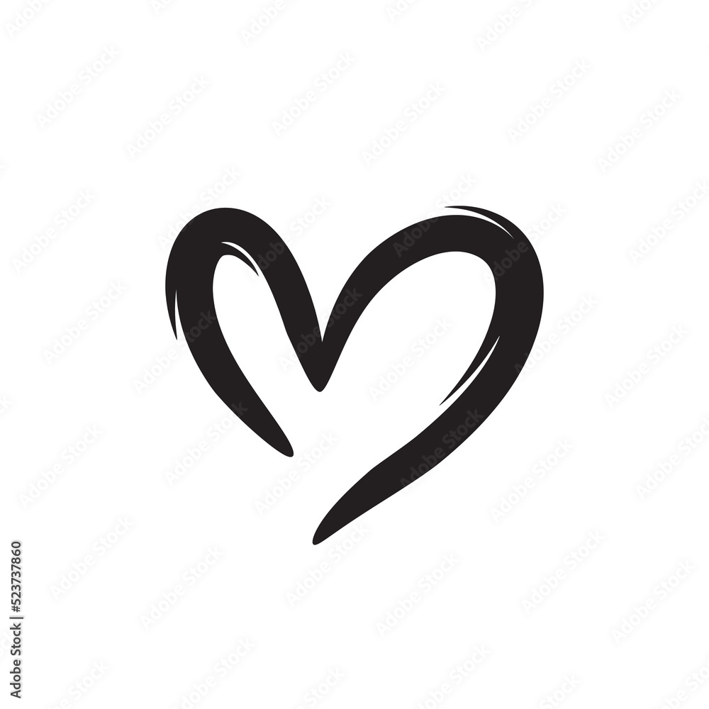 Heart Icon Vector. Love symbol. Valentine's Day symbol,Flat style for graphic and web design, logo. Black flat heart. Heart Icon Vector. Love symbol. Valentine's Day symbol,Flat style for graphic and web design, logo. Black flat heart.