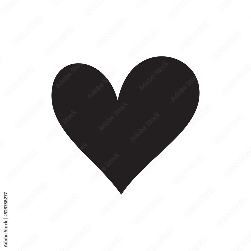 Heart Icon Vector. Love symbol. Valentine's Day symbol,Flat style for graphic and web design, logo. Black flat heart. Heart Icon Vector. Love symbol. Valentine's Day symbol,Flat style for graphic and web design, logo. Black flat heart.