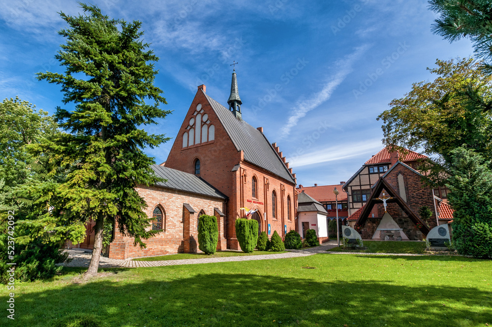 Sanctuary of the Divine Mercy. Mysliborz, West Pomeranian Voivodeship, Poland.
