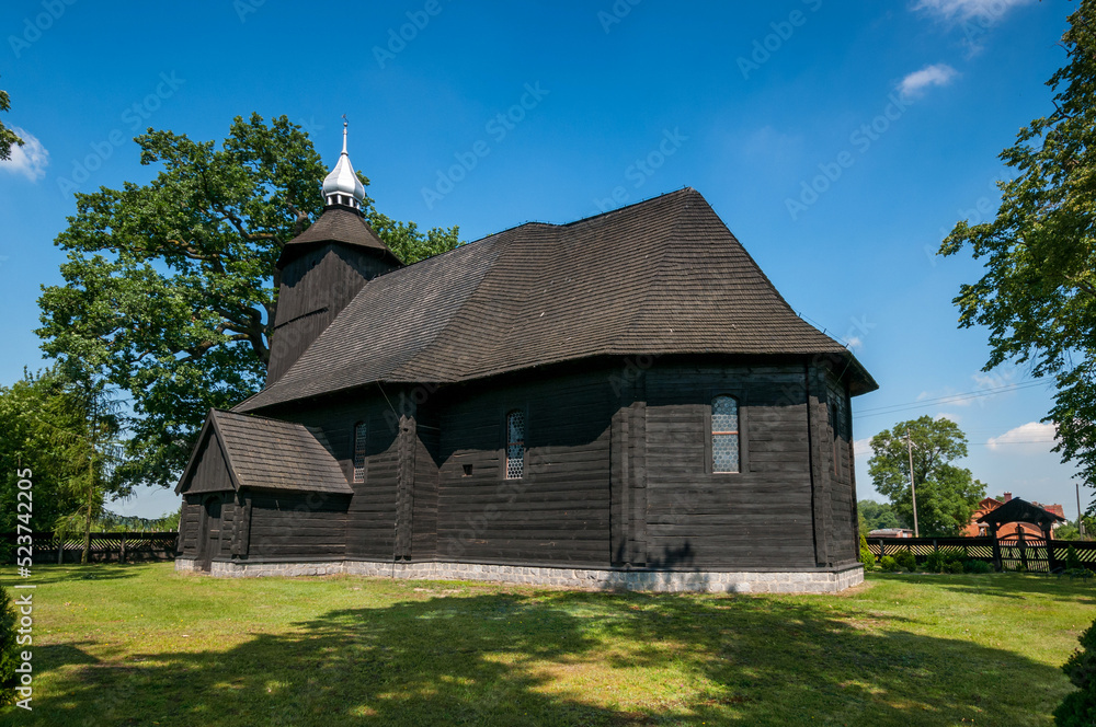 Wooden church of the Exaltation of the Holy Cross in Wierzbica Dolna, Opole Voivodeship, Poland Wooden church of the Exaltation of the Holy Cross in Wierzbica Dolna, Opole Voivodeship, Poland
