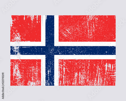 Norway flag vector