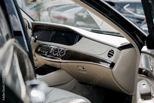 Light  luxury car Interior © jozzeppe777