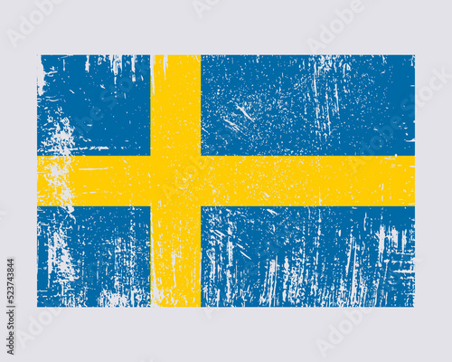 Sweden flag vector
