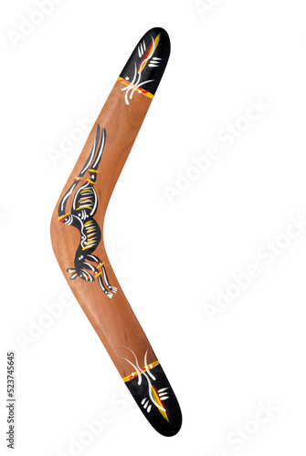 Australian boomerang isolated transparent background photo PNG file