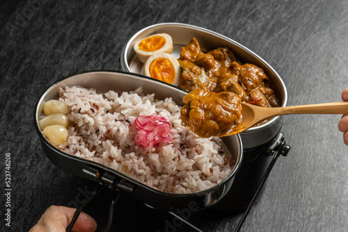 スパイスカレー　チキンカレー　Spicy chicken curry 
