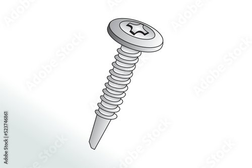 Screw nut set drawing, Nuts, Bolts Screws Collection, Isometric View, Technical Illustration, Cotter Pin, Machine Screws, Angle, 3D, Hex Head, Phillips, Flathead, Exploded Diagram, Engineerin, Vector