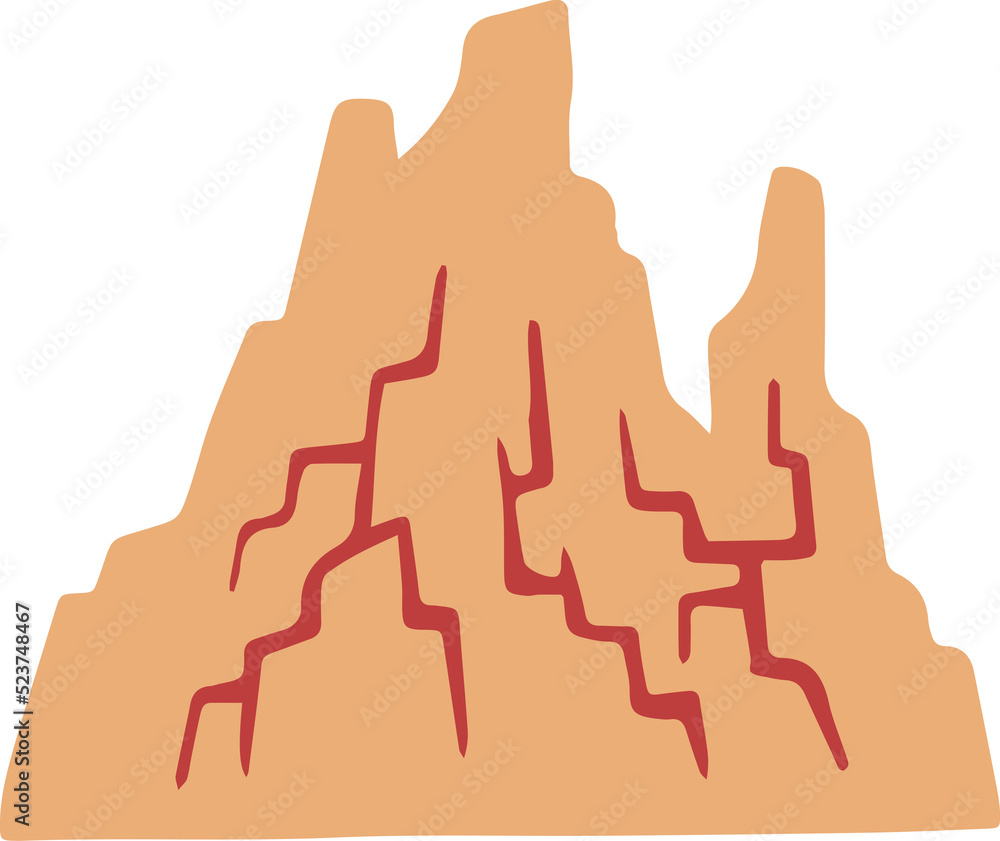 Fototapeta premium camping illustration isolated on transparent background