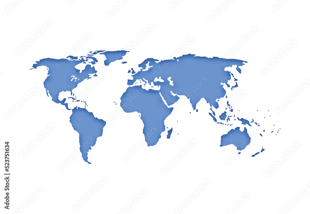 Global network connection. World map point and line composition concept of global business. Vector Illustration