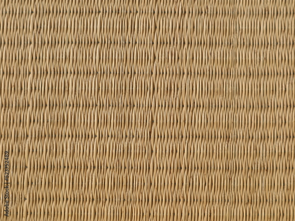 Obraz premium Reed mat, hand-woven from natural materials.