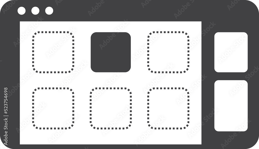 computer and electronic device icon isolated on transparent background computer and electronic device icon isolated on transparent background