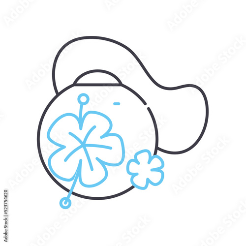 craftsmanship line icon, outline symbol, vector illustration, concept sign