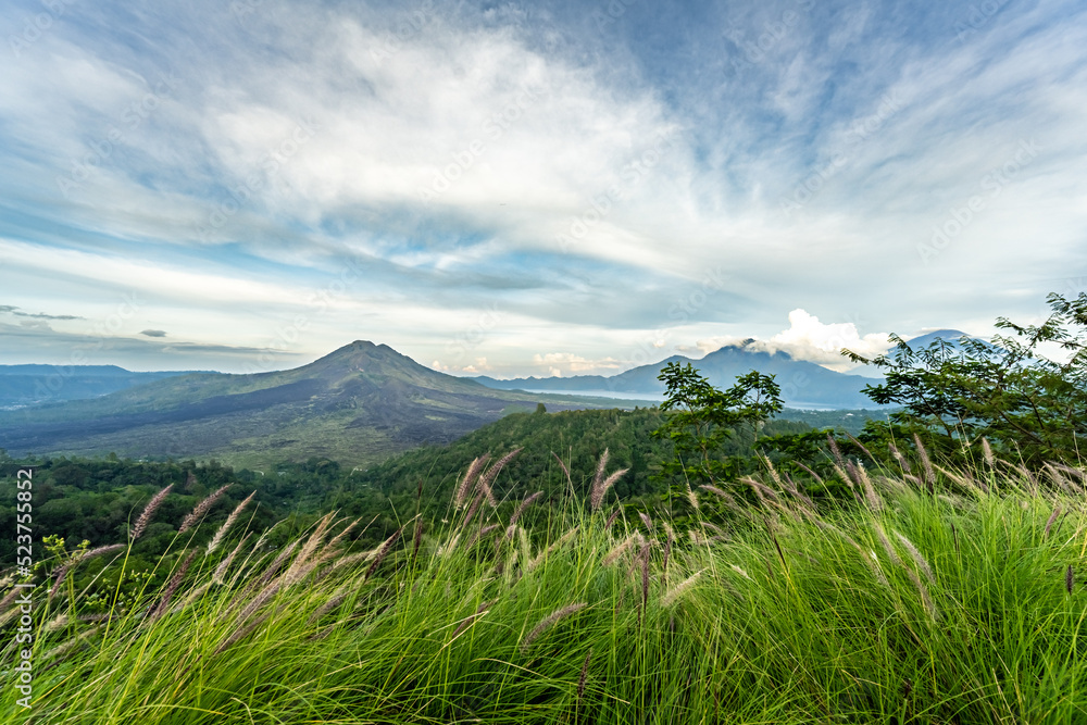 Fototapeta premium Mount Agung Bali sky view