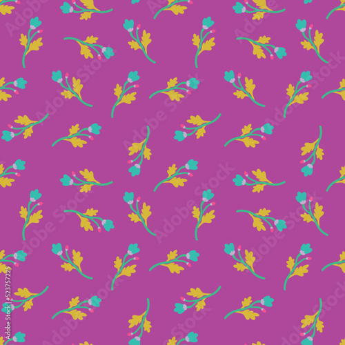 Decoration abstract flower seamless pattern. Botanical floral wallpaper.