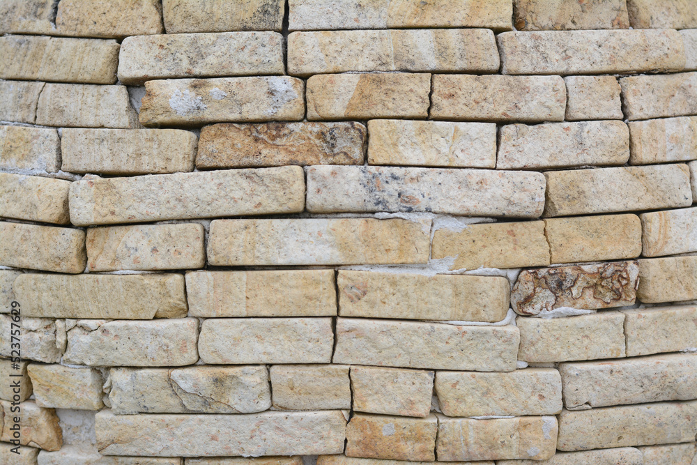 Texture of old stone wall as background, closeup Texture of old stone wall as background, closeup