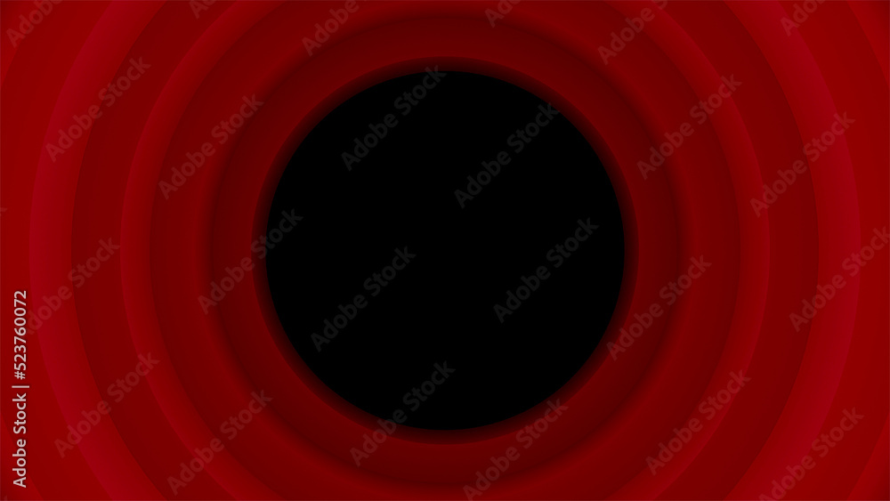 Abstract Circular Array backdrop with clean edges reminiscence of looney tunes, the image rendered using blender 3d software. - obrazy, fototapety, plakaty 