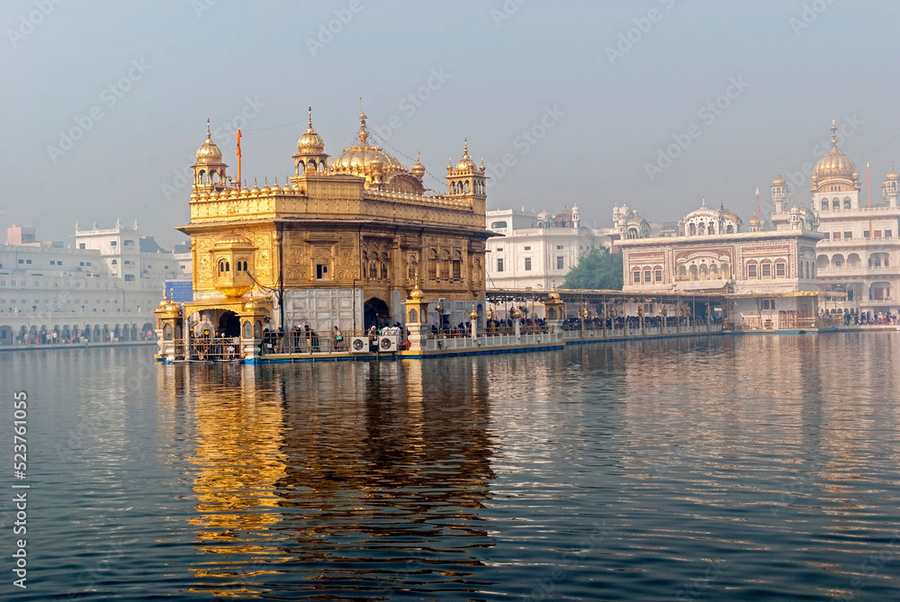 Golden Temple (also known as the Harimandir Sahib, or the Darbar Sahib, or Suvaran Mandir), Amritsar, Punjab, India