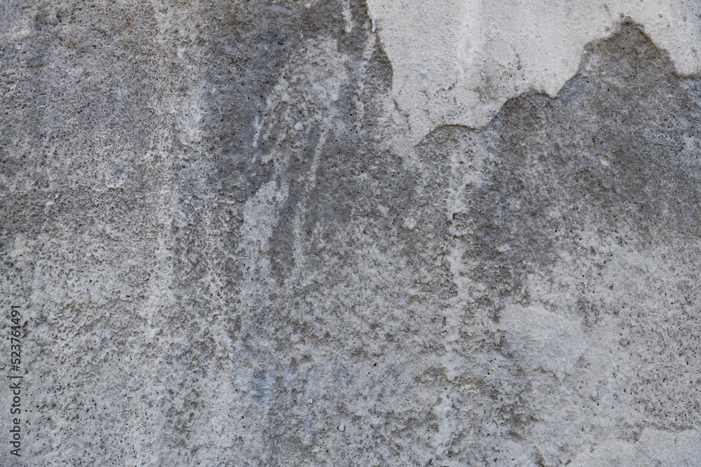 Background of the cement wall peeled off