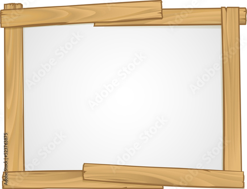 A wooden frame sign backgro...