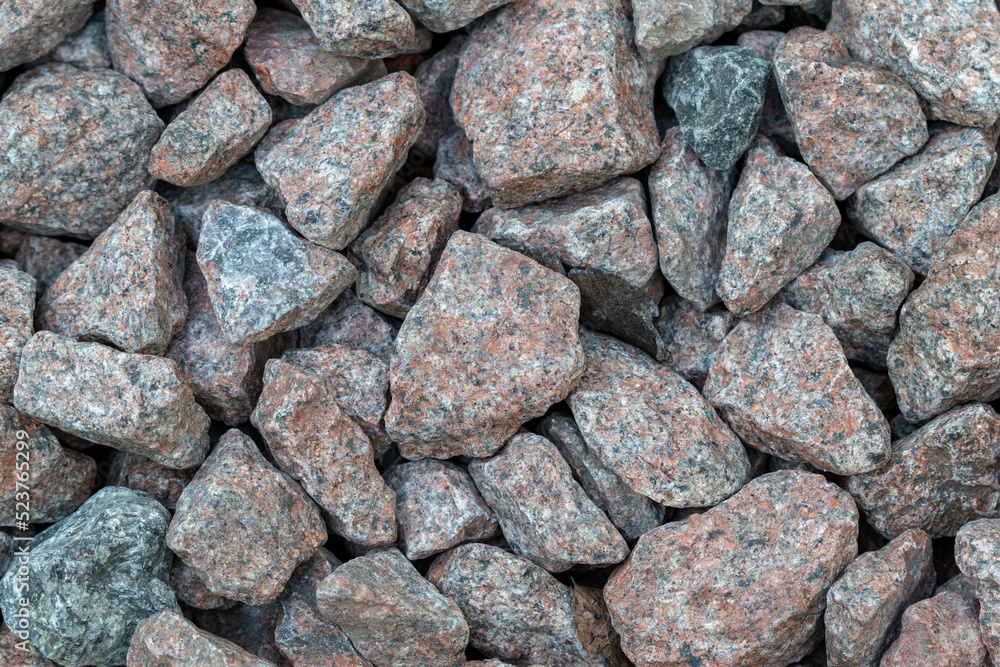 Gravel texture. stone wall texture background