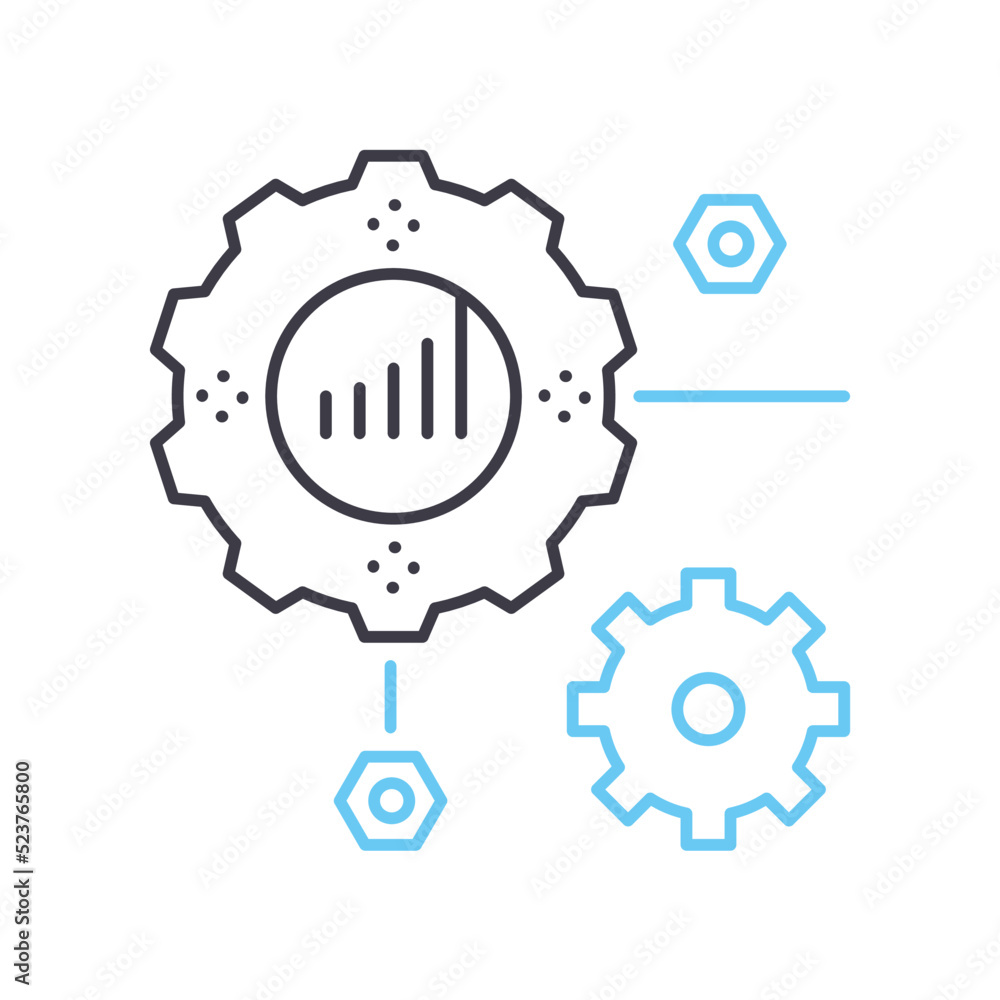 development environment line icon, outline symbol, vector illustration, concept sign development environment line icon, outline symbol, vector illustration, concept sign