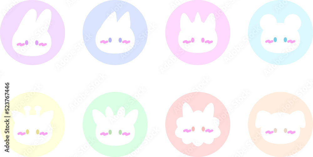 ♪animal icon set♪ ♪animal icon set♪