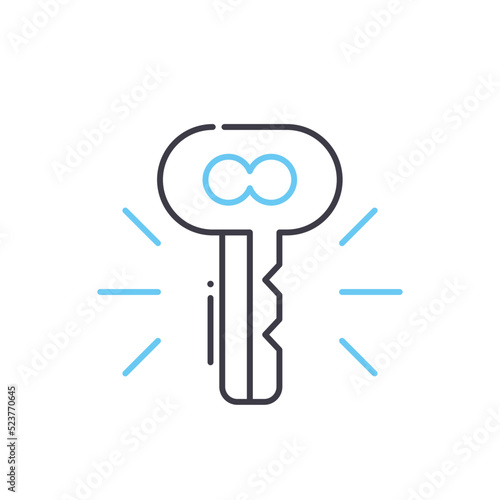keyword line icon, outline symbol, vector illustration, concept sign