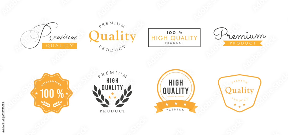 Special premium label and banner tag vector design concept