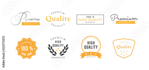 Special premium label and banner tag vector design concept