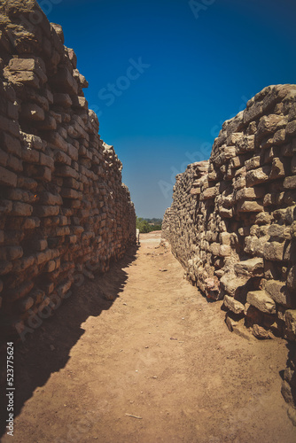 MohenJo Daro ruin archaeological site photo