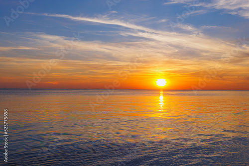 Fototapeta Naklejka Na Ścianę i Meble -  Sunset on the beach on the Baltic Sea