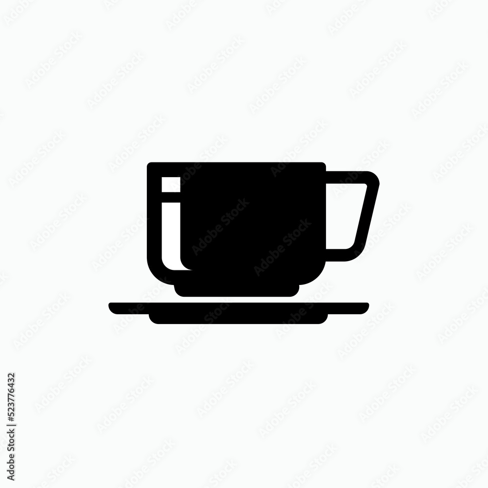 Cup Coffee Icon. Beverage Symbol - Vector. Cup Coffee Icon. Beverage Symbol - Vector.
