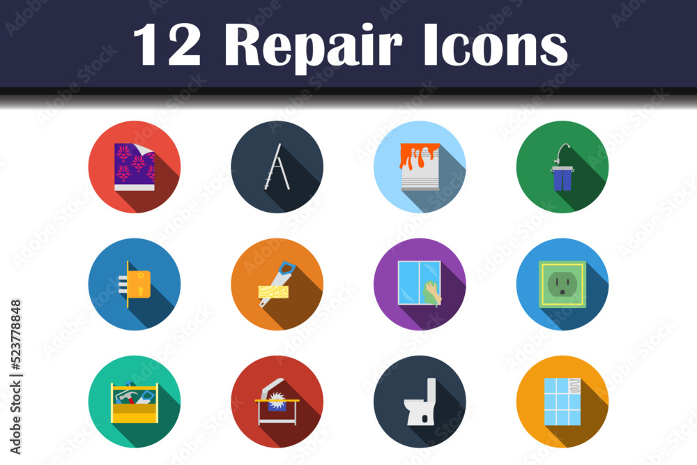 Repair Icon Set Repair Icon Set