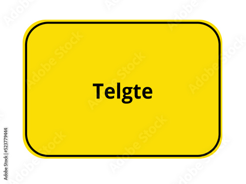 Ortseingangsschild - Telgte