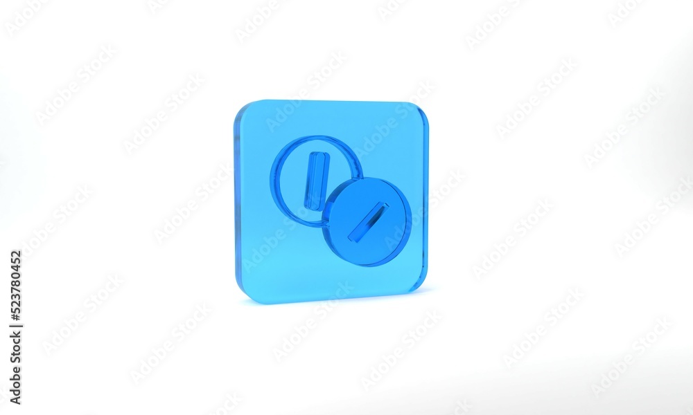 Blue Toothache painkiller tablet icon isolated on grey background. Tooth care medicine. Capsule pill and drug. Pharmacy design. Glass square button. 3d illustration 3D render Blue Toothache painkiller tablet icon isolated on grey background. Tooth care medicine. Capsule pill and drug. Pharmacy design. Glass square button. 3d illustration 3D render