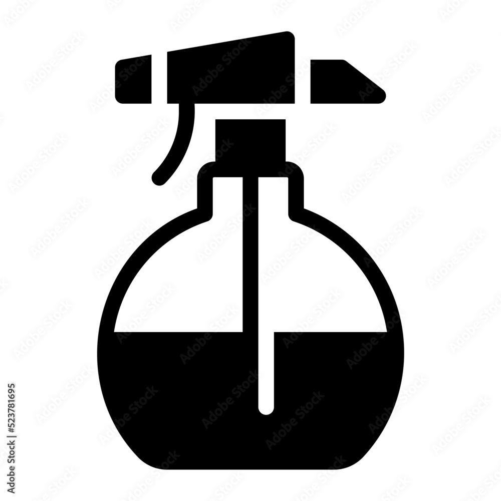 Obraz premium spray glyph icon