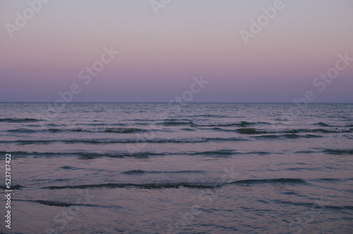 sunset on the beach