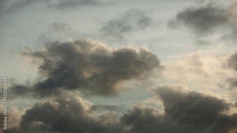 Clouds at sunset, weather concept Clouds at sunset, weather concept