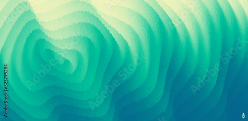 Abstract splash with ripples. Background for banner, poster, flyer, card, cover or brochure. 3D wavy vector illustration.