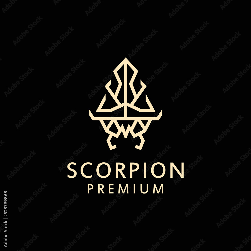 Scorpion logo design icon template Scorpion logo design icon template