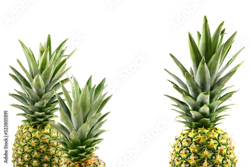 Pineapple isolated on white.