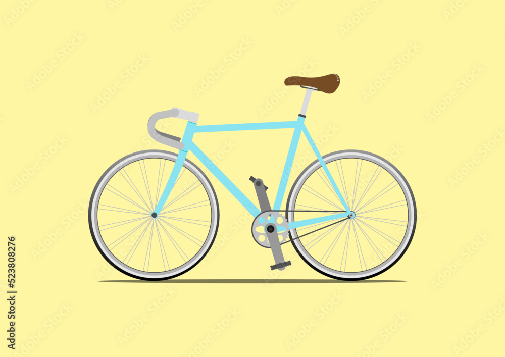 Fixed gear bicycle Vector Fixed gear bicycle Vector