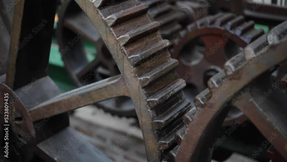 heavy machinery gear detail video heavy machinery gear detail video