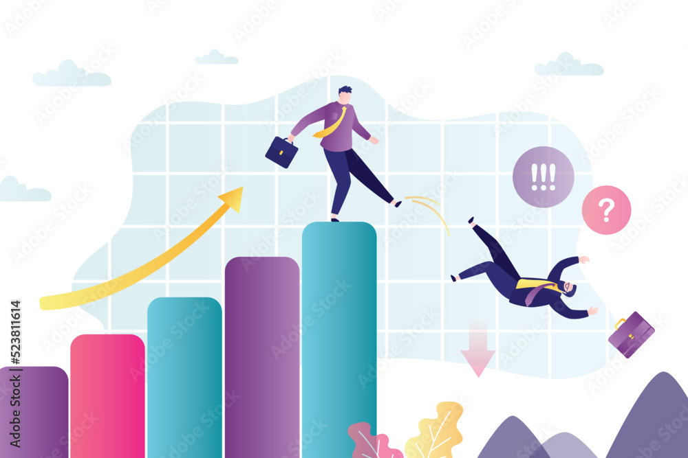 Competitor throws an opponent down the career ladder. Corporate relations, dismissal of staff and hiring of new employees. High competition in company and in labor market. Competitor throws an opponent down the career ladder. Corporate relations, dismissal of staff and hiring of new employees. High competition in company and in labor market.