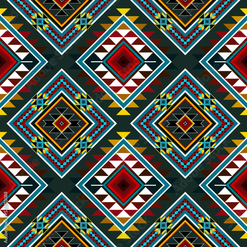 design pattern seamless geometric tribal traditional for background wallpaper and fabric pattern cover interior business and industrial textile, illustration vector drawing pattern design concept,