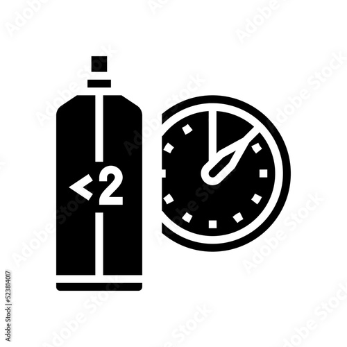 eau fraiche aftershave mist glyph icon vector illustration