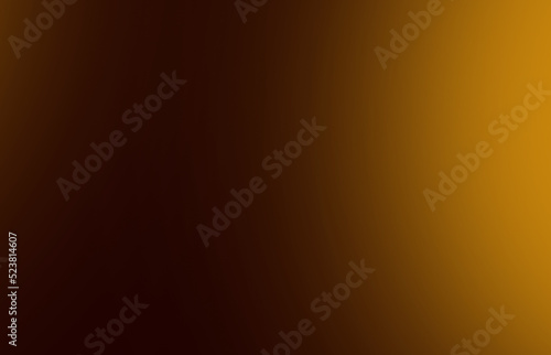 Black and orange smooth gradient Abstract background image, gray tone.Science or technology display concept.Metal,metallic,golden,copper color.spotlight in room or studio.Graphic illustration.